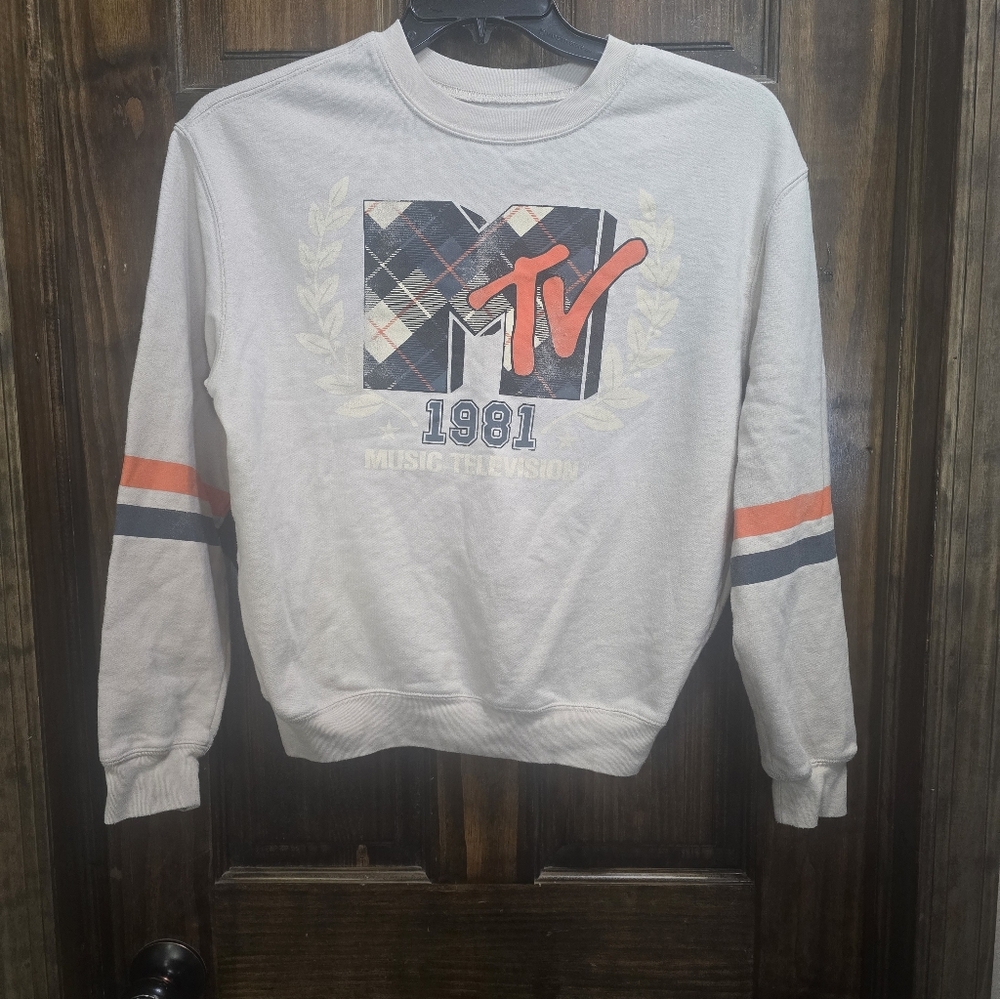 Vinrage Look MTV Sweatshirt Crew Neck Small